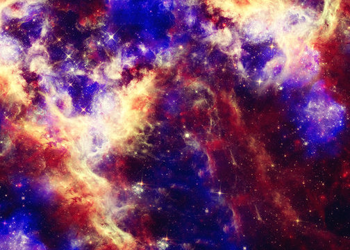 Beautiful space nebula