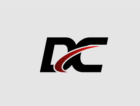 Letter D and C logo vector, dc logo
