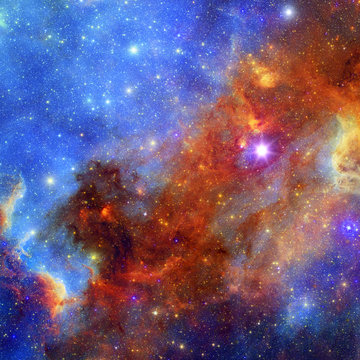 Space  nebula background