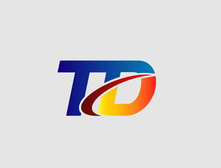 Letter T and D logo
