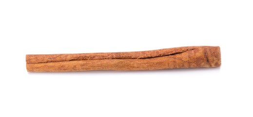 Cinnamon sticks isolated on white background