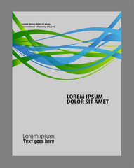 Naklejka premium Advertising Design Template - Suitable for brochure design or website 