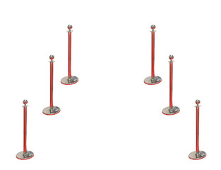 Stand fence rope barrier