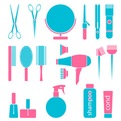 beauty salon tools