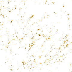 Marble gold grunge texture. Patina scratch golden elements. Sketch surface to create distressed effect. Overlay distress grain graphic design. Stylish modern background decoration. Vector illustration