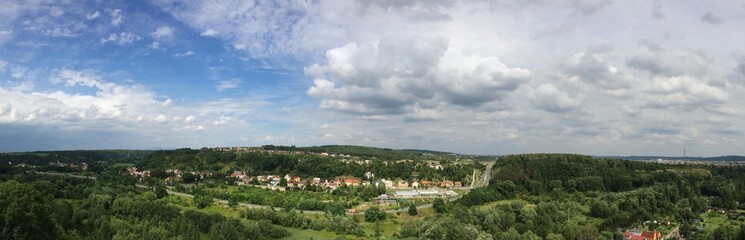 Fototapeta na wymiar Panorama Kosmonosy, Tschechien