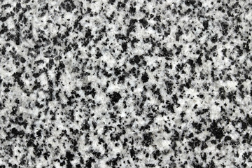 polished black and white granite