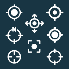 GPS Target Location Symbols