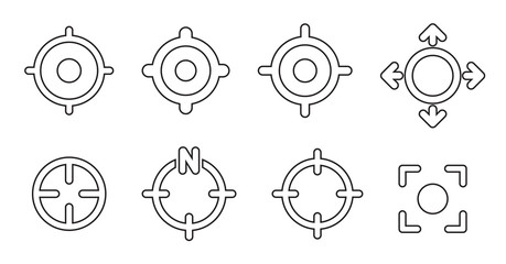 GPS Target Location Symbols