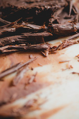 chocolate flakes