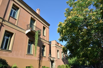 Plaka area under Acropolis Athens Greece