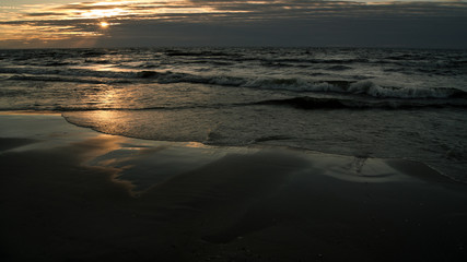 Zachód słońca nad Bałtykiem