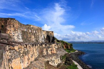 Fototapeta na wymiar Castillo de San Cristobal. San Juan, Puerto Rico