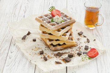 Viennese wafers. Homemade baking