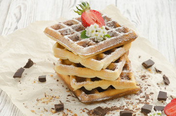 Viennese wafers. Homemade baking