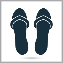 Summer slaps icon on the background