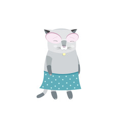Cat in Skirt