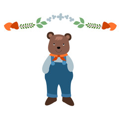 Small Bear in Clothes