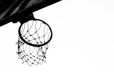 Stoff pro Meter Old basketball hoop © Beach boy 2024