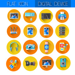 Digital Devices Icon Set Collection