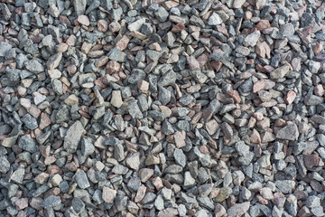 Crushed stone texture