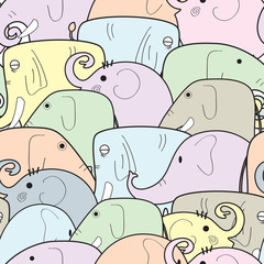 elephant pattern cartoon