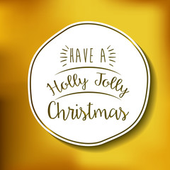 merry christmas frame isolated icon design, vector illustration  graphic 