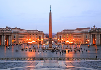 Square of St. Peter. Vatican City