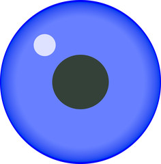 ojo azul
