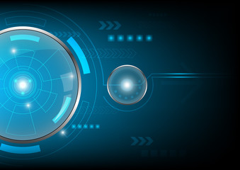  abstract futuristic technology background vector illustration