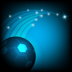Fototapeta premium ball on pathway to destination star