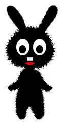 Cute black Rabbit 