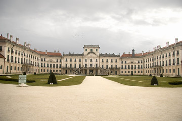 Palace Esterhazyor Esterhaza in Hungary