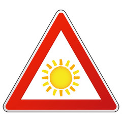 Achtung Sonne Gefahr