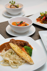 variety of food