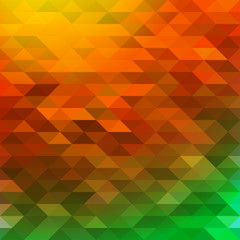 Fototapeta premium Colorful warm geometrical abstract vector background
