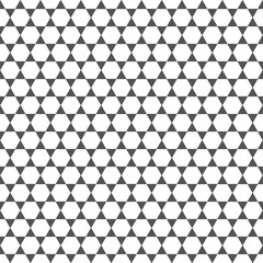 Seamless hexagonal geometric pattern background