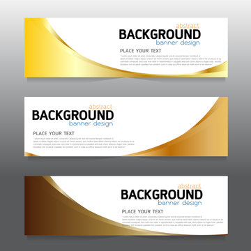 vector background  banner Collection horizontal business set tem