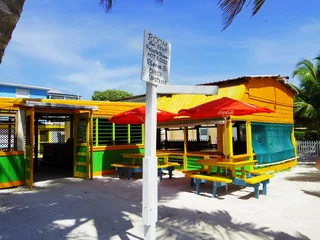 Wall murals Caribbean Beach Bar in Belize