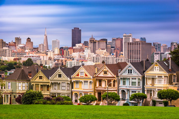 Fototapeta na wymiar San Francisco, California Skyline