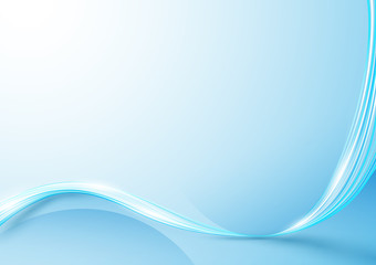 Abstract light blue line technology background. rectangle and ge