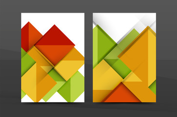 Geometric abstract background