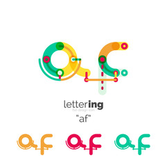 Letters logo icon