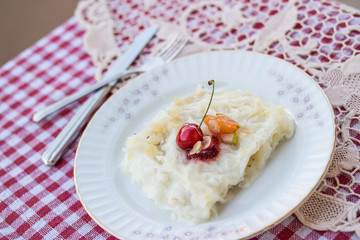 Gullac / Turkish Traditional Ramadan Dessert