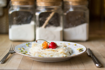 Gullac / Turkish Traditional Ramadan Dessert