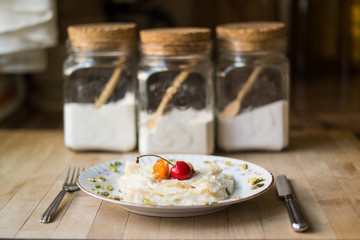 Gullac / Turkish Traditional Ramadan Dessert