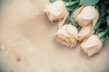 Wedding vintage romantic background