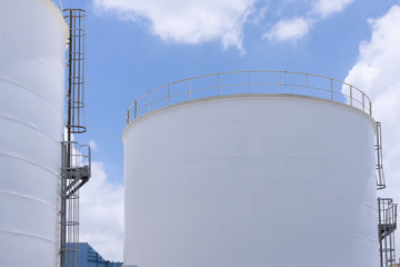 The industry big tank with the sky