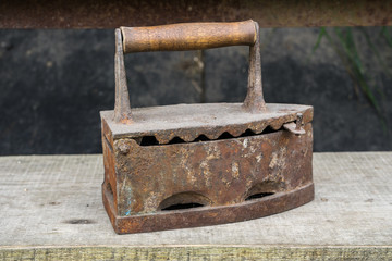 Old rusty iron