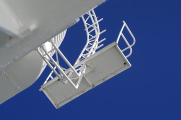 Catwalk on Large Ship